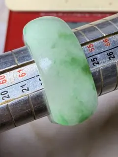 清時代 天然石 翡翠 翡翠バングル 玉腕輪 天然石 時代物 旧家蔵出し