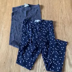 H&M レギンス　110センチ　２枚セット