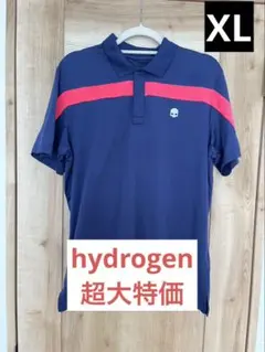 超大特価　HYDORGEN ゴルフ　ポロシャツ ネイビーのサムネイル