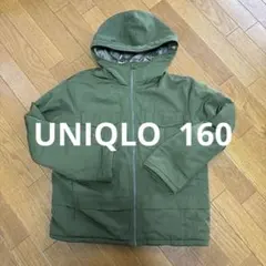 UNIQLO 中綿コート 160サイズ オリーブグリーン