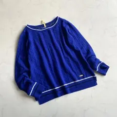 BLUE LABEL CRESTBRIDGE ウール カシミヤ ケーブル ニット