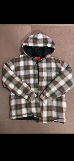 Supreme Quilted Hooded Plaid Shirtのサムネイル