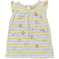 baby GAP イエローボーダー Tシャツ 110cm