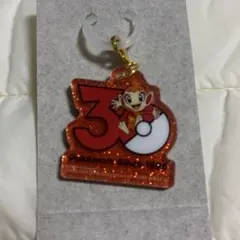 ポケモン 30周年 アクリルキーホルダー ヒコザル　めじるしチャーム