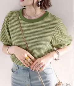 【未使用品】CLASSICAL ELF 半袖カットソー　グリーンのサムネイル