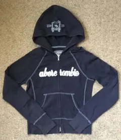 アバークロンビー　ダブルジップアップ　パーカー
