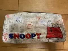 スヌーピー コミックプリントポーチ