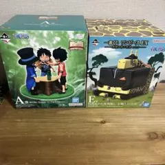 一番くじ　ワンピース　ドラマチックメモリーズ　ルフィ&エース&サボ　フィギュア
