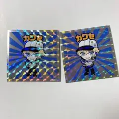 クレイジーラクーンマンチョコ　CR　カワセ　ステッカー　シール　2枚