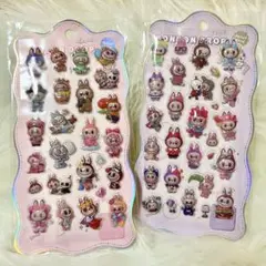 ラブブ ぷっくりシール 2セット