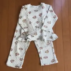 冬パジャマ120ミントいぬ