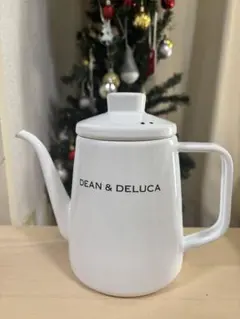 DEAN & DELUCA ホーロー　ホワイトティーポット