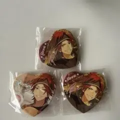 未使用　あんさんぶるスターズ 天城燐音 ハート缶バッジ 3点セット　中国