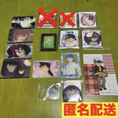 名探偵コナン 缶バッジ クリアカード 工藤新一 毛利蘭 灰原哀 服部平次