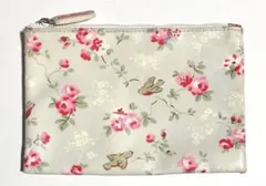キャスキッドソン 花と鳥 (フラワー×バード柄)コスメポーチ