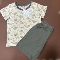 ★新品★mint 恐竜柄 半袖パジャマ 冷感素材