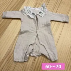 わんわん物語 ディズニー ベージュロンパース 60-70cm