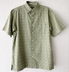 JUN MEN ジュン　リバティプリント　ペッパー柄　半袖シャツ　ドレスシャツのサムネイル