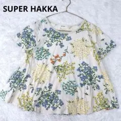 モンブラン様★SUPER HAKKA 花柄カットソー Aライン ボタニカル 半袖のサムネイル