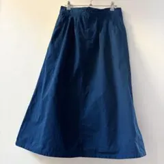 D.M.G ドミンゴ フレアスカート ロングスカート ブルー サイズフリー