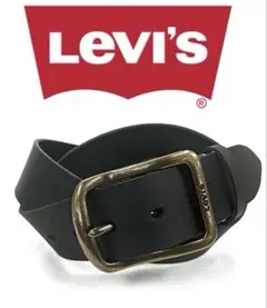 Levi's ゴールドバックル レザーベルト6983 黒