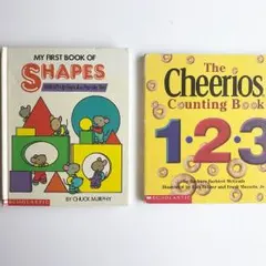 Book set shapes and numbers　形と数の英語絵本
