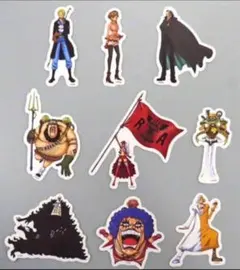 ONEPIECE ALL FACES ワンピース 革命軍ステッカー おまけ付き