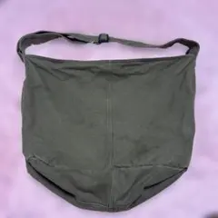 90s vintage shoulder bag khaki military