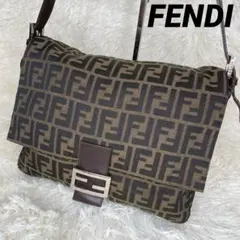 FENDI フェンディ マンマバケット ズッカ柄 ショルダーバッグ ハンドバッグ