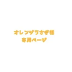 オレンジうさぎ様専用ページです。のサムネイル