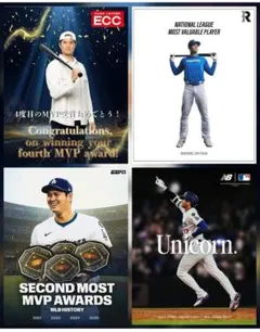 2025 MVP 他　大谷翔平　4分割　2枚口　★274