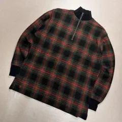 美品 POLO SPORT Black Watch Zip pullover