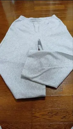 ユニクロC スウェットワイドパンツ　サイズL グレー