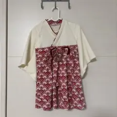 （美品）mocmof 袴ロンパース　80サイズ
