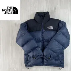 ノースフェイス　ヌプシ　ダウンジャケット　メンズXS　ネイビー　700フィル