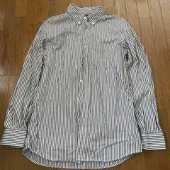 UNIQLOストライプ ワイシャツ ボタンダウン