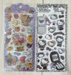 平成はっぴーフォン　ギャルキティ　ドロップジェリーシール　日焼けキティ　サンリオ