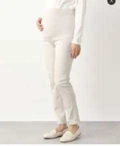 LEPSIM  マタニティパンツ　ムジスリムパンツ　Sサイズ