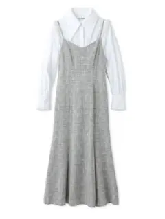 ＊新品・未使用＊【LILYBROWN】2WAYパールビジューキャミワンピセット