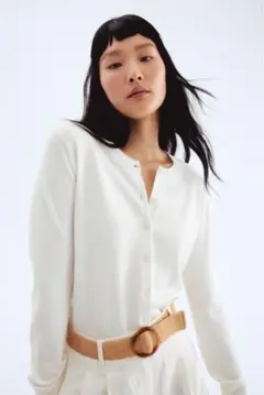 H&M ファインニットカーディガン