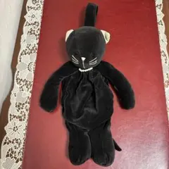 MEISEI KIGYO MSP 봉제 인형 핸드백 가방 고양이 고양이 검은 고양이