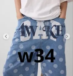 Gap Awake NY '90s ルーズフィット 水玉 デニムショートパンツ