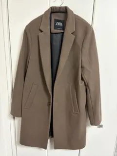 【期間限定値下げ中】ZARA チェスターコート ブラウン Mサイズ