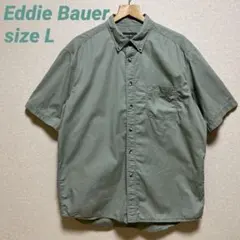 Eddie Bauer エディーバウアー　半袖シャツ　ボタンダウン　Lのサムネイル