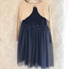 美品　H&M フォーマルワンピース　ドレス　ボレロ