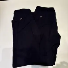レギンス ヨガパンツ　ネイビー　2本セット