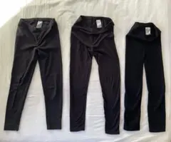 ユニクロ　レギンス　ヒートテック　140 3足セット