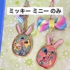 ディズニー イースター 2017 ストラップ ミッキー ミニー 2個