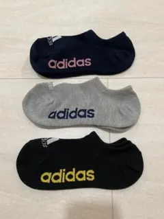 adidas レディースソックス 3足セット 22〜24cm 新品未使用のサムネイル