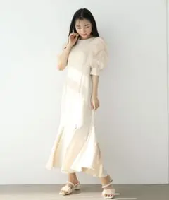 バックリボンレディマーメイドワンピース